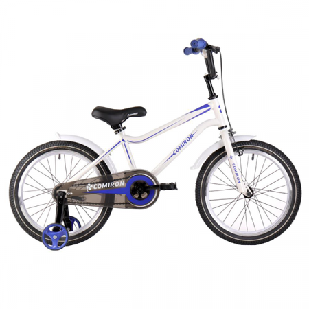 Велосипед 18" COMIRON CLEVER GTA05B18 белый синий / 670118