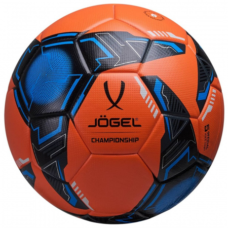 Мяч футбольный Jögel Championship №5, оранжевый (BC23) / 2628