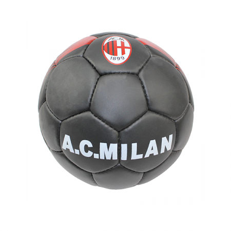Мяч футбольный клубный A.C MILAN, черный, №5