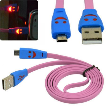 Кабель USB Орбита BS-3062 (microUSB) 1м LED