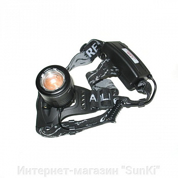 Фонарь налобный аккумуляторный HT-522 zoom / 15098