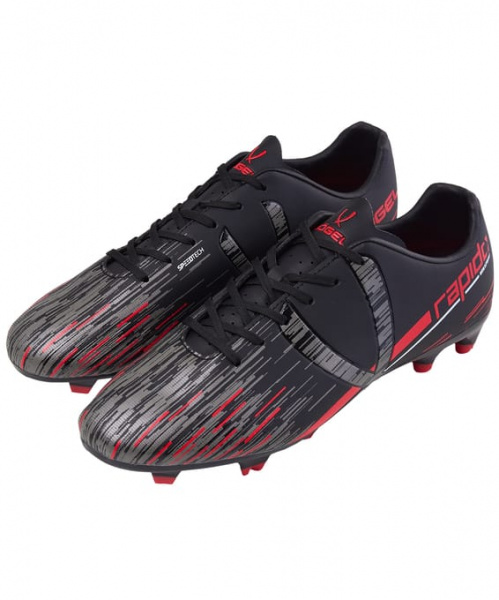 Бутсы футбольные Jögel Rapido FG Black/grey (41) / 1867
