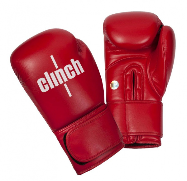 Перчатки бокс Clinch Olimp (10 oz, Красный) / C111