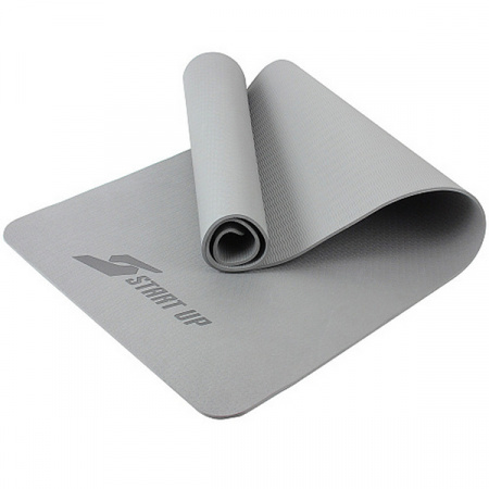 Коврик для фитнеса и йоги Start Up TPE ZH-02 Grey р183х61х0,6см / AL