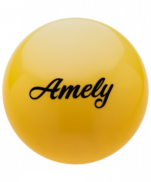 Мяч для х/г Amely AGB-101 15 см, желтый / 12842