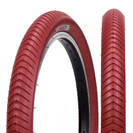 Покрышка для велосипеда KRYPTON BMX BLAZE 20X2.40 Dark Red 27TPI / 741608