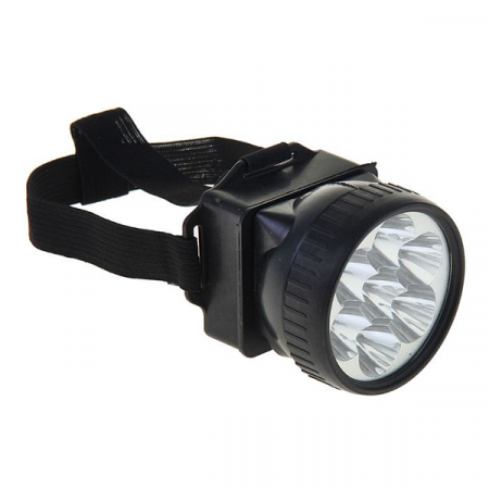Фонарик налобный "Ночь", 7 LED, 1 режим, 3 АА, 7.5х6.3 см / 1268445