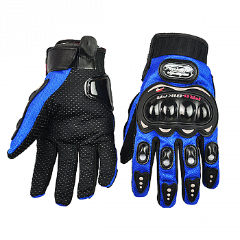 Перчатки Мотоциклетные PRO BIKER, синие (L) / rep-188blue
