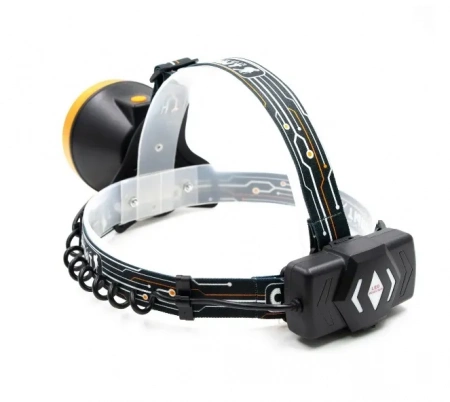 Фонарь налобный "СИБИРСКИЙ СЛЕДОПЫТ-RING LIGHT", 1 LED + 1 COB, аккум. 220В / PF-PFL-HL52