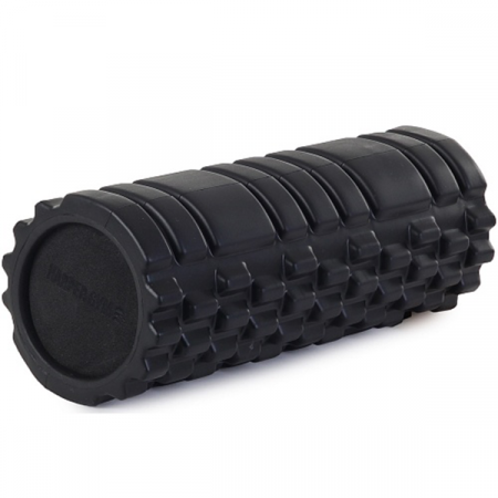 Цилиндр рельефный для фитнеса Harper Gym EG02 Ø13см х 33 см чёрный