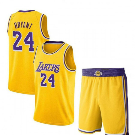 Форма баскетбольная взрослая Lakers желтый р-р XL / 3708