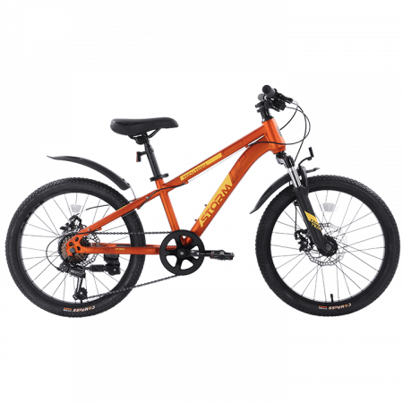 Велосипед TechTeam Storm 20"х11" оранжевый / TT