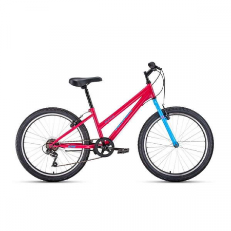 Велосипед 24" Altair MTB HT 24 1.0 6 ск 20-21 г (12" Голубой/Розовый/RBKT11N46004) / 39019