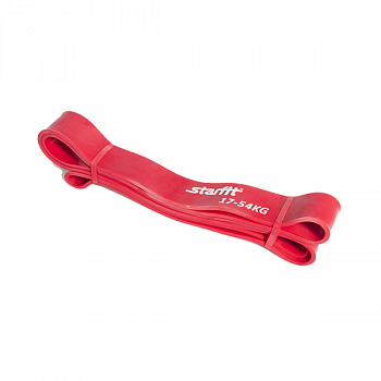 Эспандер ленточный для кросс-тренинга STARFIT ES-803 17-54 кг, 208х4,4 см, красный / 20250