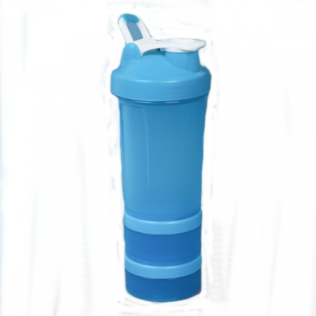Бутылка/Шейкер MET-Rx SHS-450 синяя, для спортивного питания 450ML / 734997