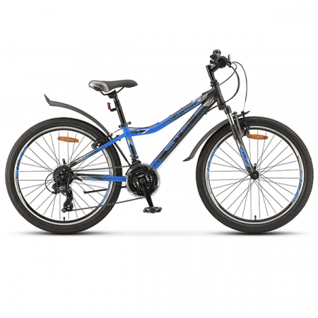 Велосипед Navigator-410 V 24" 21-sp V010,12" Чёрный/синий / TT
