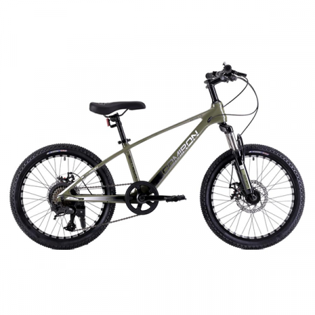 Велосипед 20" R20K COMIRON RAPID NEW хаки матовый серебристо-чёрный глянцевый / 710547
