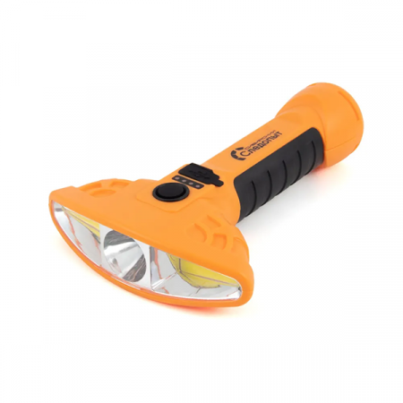 Фонарь ручной "СИБИРСКИЙ СЛЕДОПЫТ-STARSHIP", 1 LED+2 COB, аккум. 220В / PF-PFL-L88